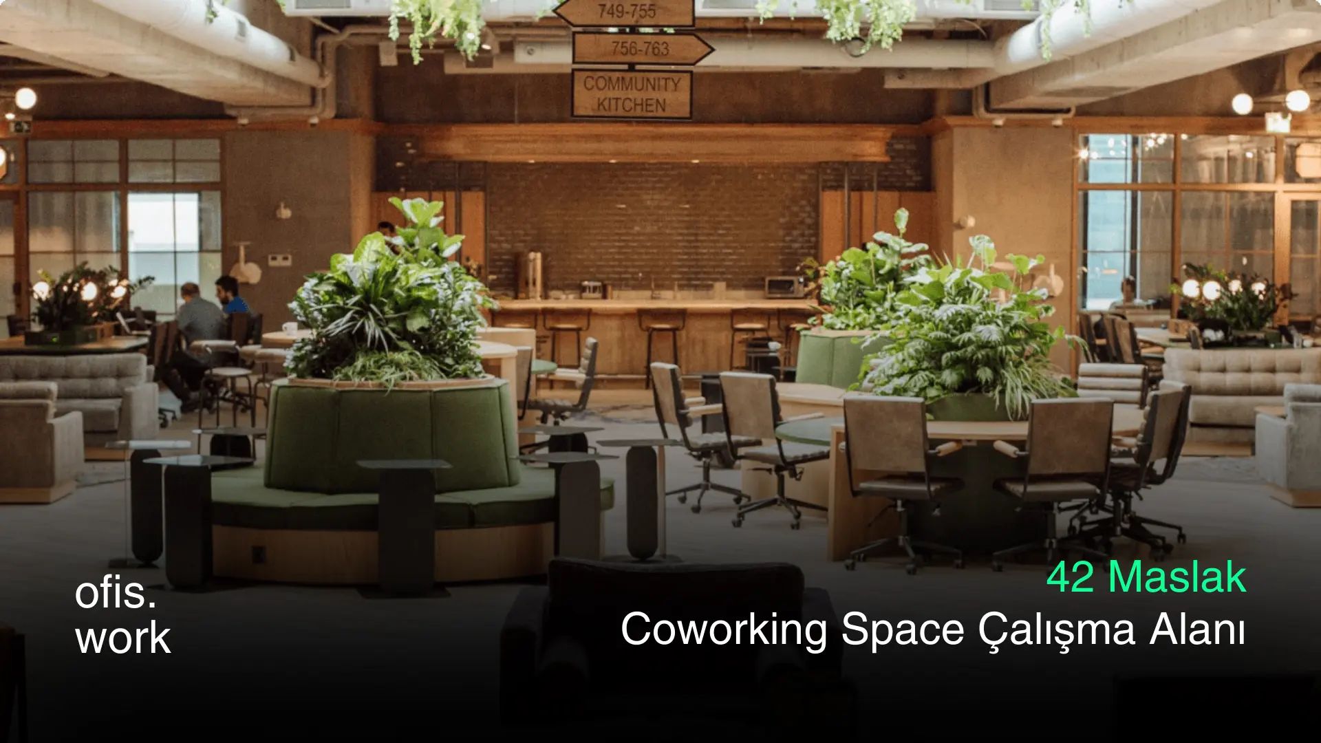 42 Maslak Coworking Space Çalışma Alanı